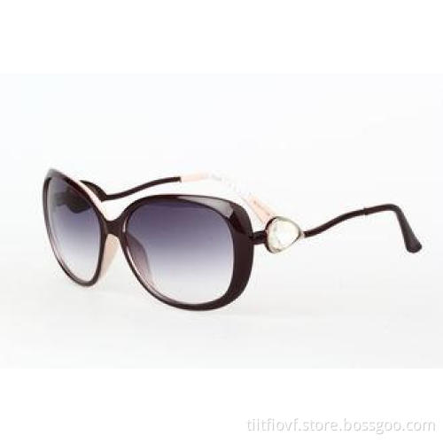 Multi Colored Acetate Frame Sunglasses Womens With Heart Pa